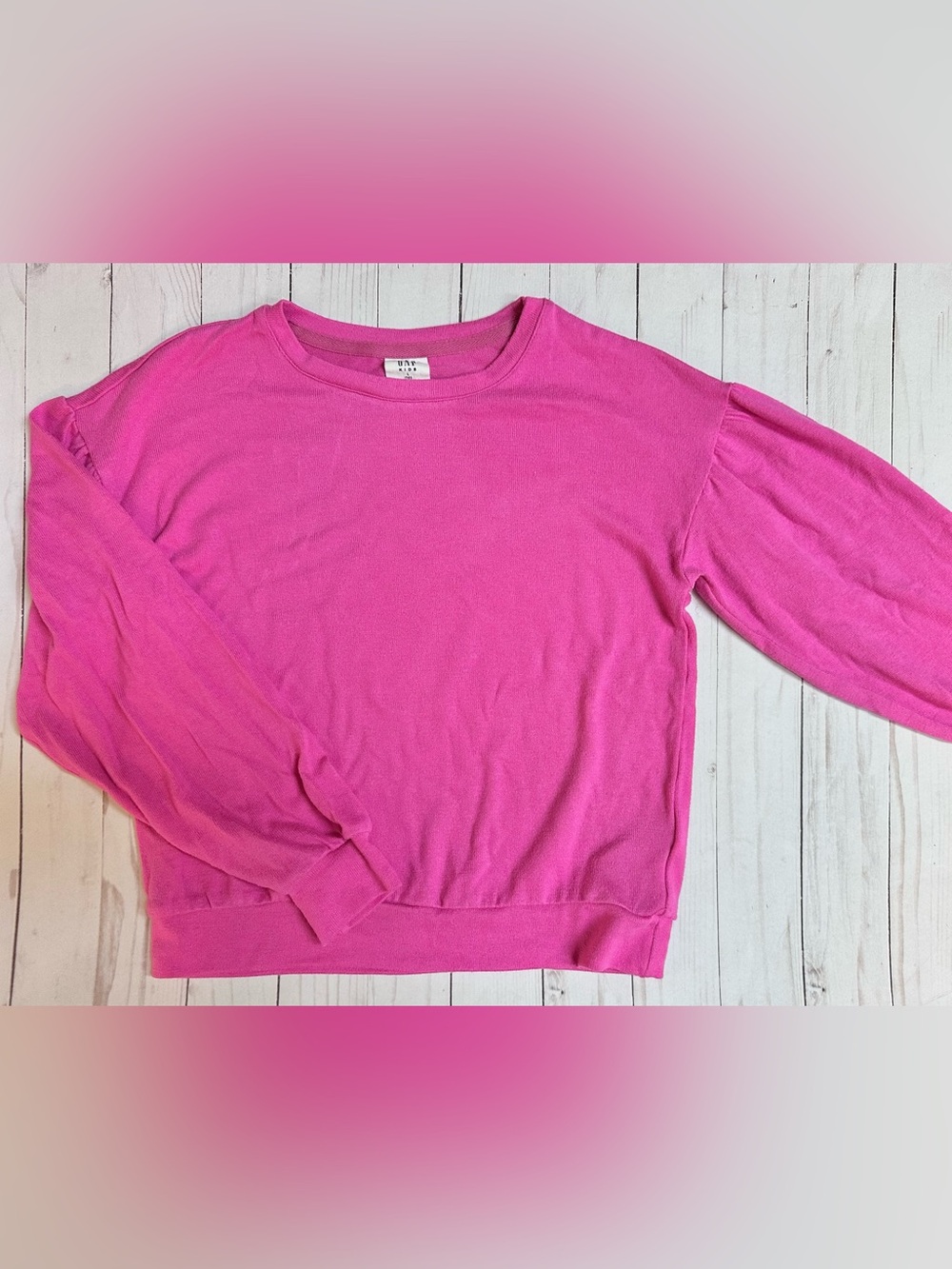 Gap Kids Sweater with puffed sleeve (size 10)